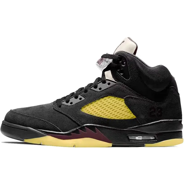 Jordan 5 Retro A Ma Maniére Dusk Zwart/Geel, vergelijk prijzen bij 1 winkel