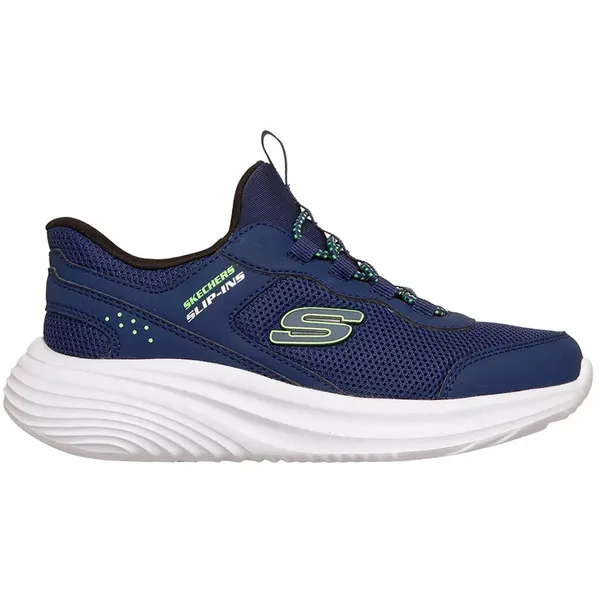 Skechers Bounder Pro Navy Synthetic/Lime Trim Kids, vergelijk prijzen bij 1 winkel