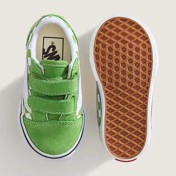 Vans Old Skool V Peuterschoenen Groen Kids, vergelijk prijzen bij 1 winkel