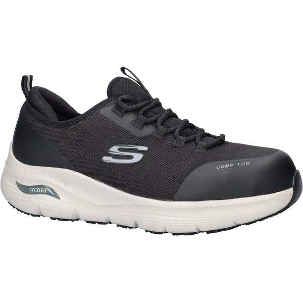 Skechers Work Arch Fit SR Ebinal Zwart, vergelijk prijzen bij 1 winkel