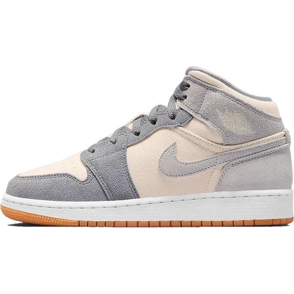 Jordan 1 Mid SE Coconut Milk Particle Grey (GS), vergelijk prijzen bij 1 winkel