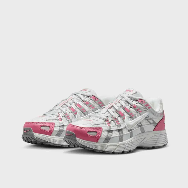 Nike P-6000 GS Off White/Off White-Peony Wit/Roze, foto 3 van 3