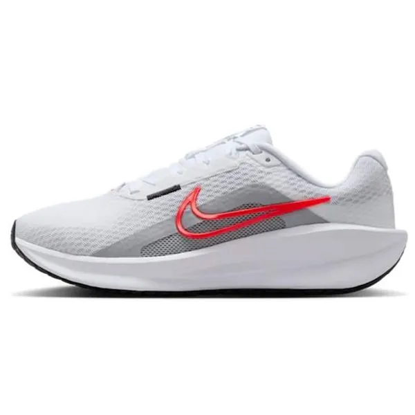 Nike Downshifter 13 Wit/Wolf Grey/Zwart/Bright Crimson Wit/Grijs Hardlopen, vergelijk prijzen bij 1 winkel