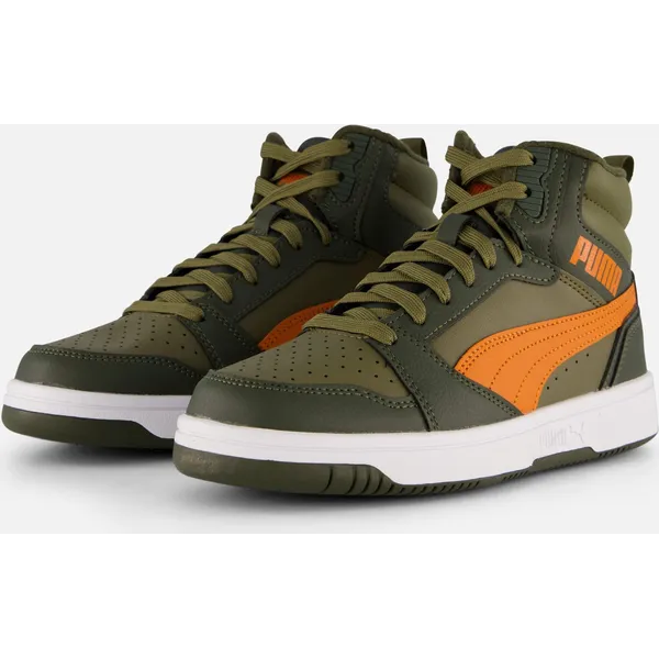 Puma Rebound V6 Mid AC+ PS Dark Olive-Maple Syrup-Olive, vergelijk prijzen bij 2 winkels