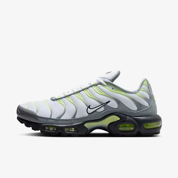 Nike Air Max Plus Cool Grey/White-Light Liquid Lime Grijs/Wit/Groen, vergelijk prijzen bij 1 winkel