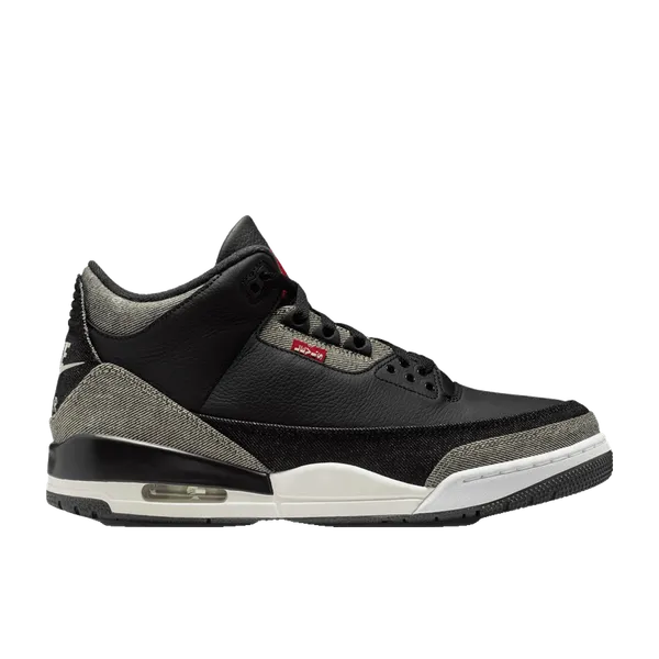 Air Jordan 3 x Levi's® Black Denim, vergelijk prijzen bij 4 winkels