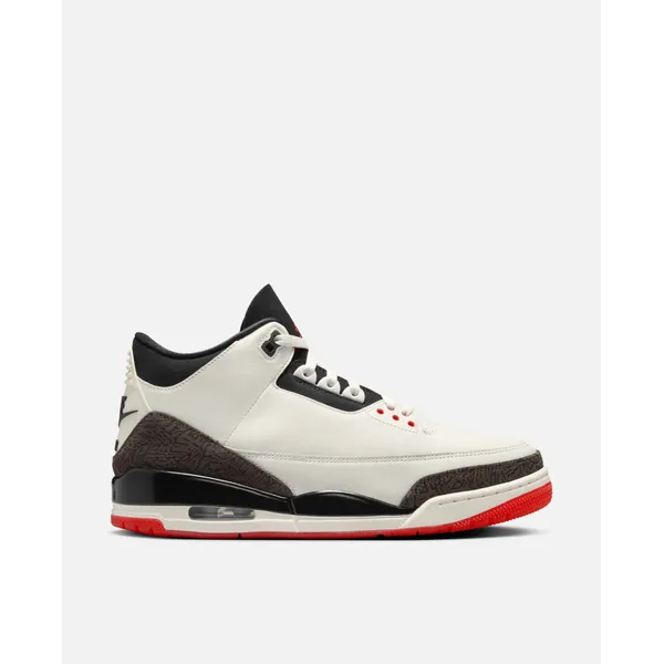 Air Jordan 3 Sail Black-Universal Red-Pale Ivory-Palomino, foto 2 van 4
