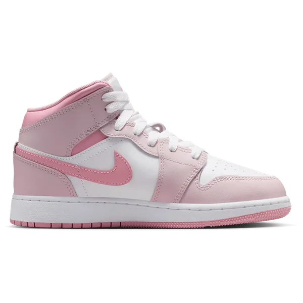Jordan 1 Mid Roze Textil Kids, vergelijk prijzen bij 1 winkel