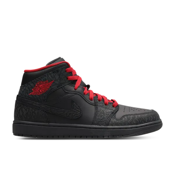 Jordan Aj1 Mid Zwart Leer, vergelijk prijzen bij 2 winkels
