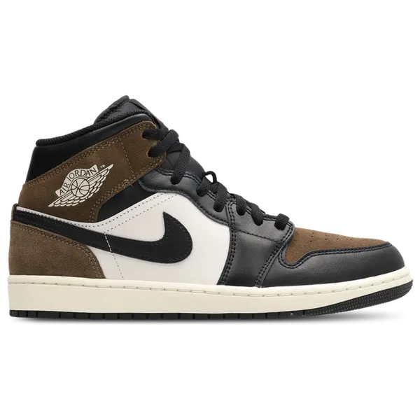 Jordan Aj1 Mid Zwart Leer, vergelijk prijzen bij 1 winkel