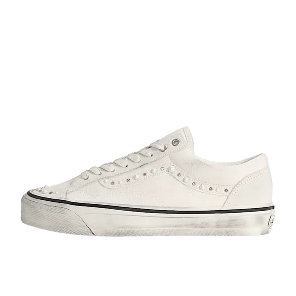 Vans Old Skool Wit Leer Textil, vergelijk prijzen bij 2 winkels