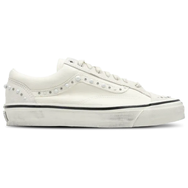 Vans Old Skool Wit Leer Textil, foto 2 van 2