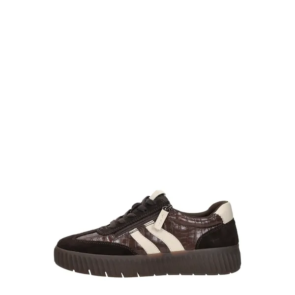 Tamaris Wide Fit Lage Sneakers Donkerbruin, vergelijk prijzen bij 1 winkel