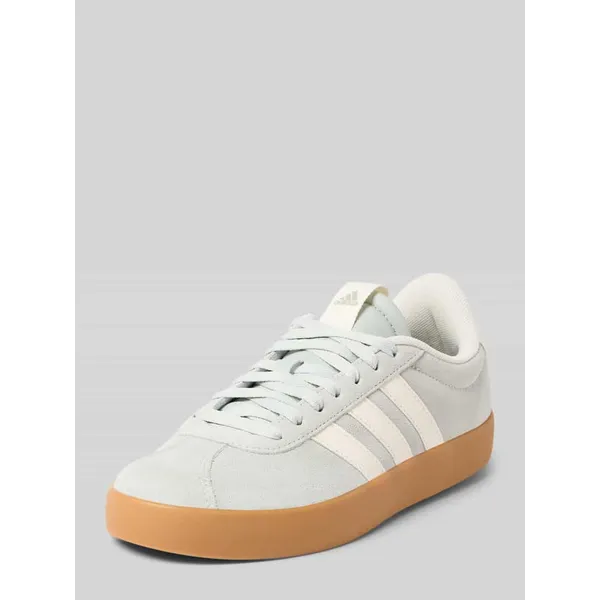 adidas VL Court Leermix Logopatch Model Lichtgrijs, vergelijk prijzen bij 3 winkels