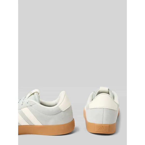 adidas VL Court Leermix Logopatch Model Lichtgrijs, foto 3 van 3