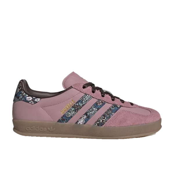 adidas Gazelle Indoor x Liberty London Magic Mauve Aurora Coffee Gum, vergelijk prijzen bij 4 winkels