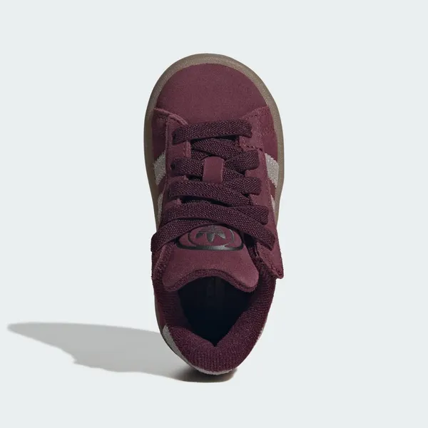 adidas Campus 00s Comfort Closure Elastic Maroon Khaki Three Gum Kids, foto 2 van 4