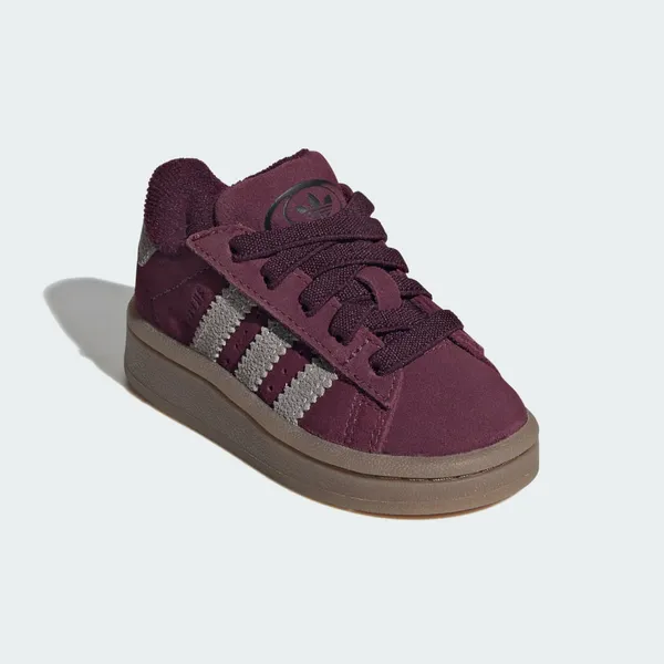 adidas Campus 00s Comfort Closure Elastic Maroon Khaki Three Gum Kids, foto 4 van 4