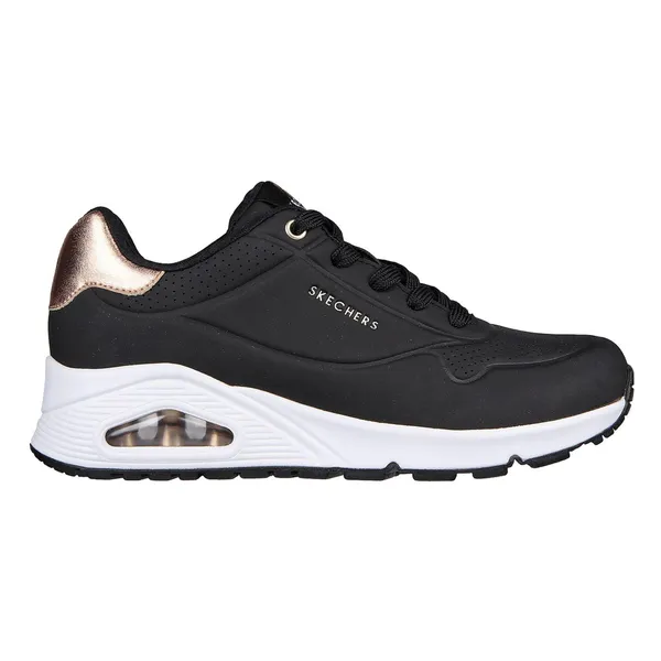 Skechers Uno Zwart/Goud/Wit, vergelijk prijzen bij 1 winkel