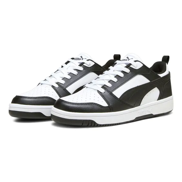 Puma Rebound v6 Low Senior Zwart/Wit, vergelijk prijzen bij 2 winkels