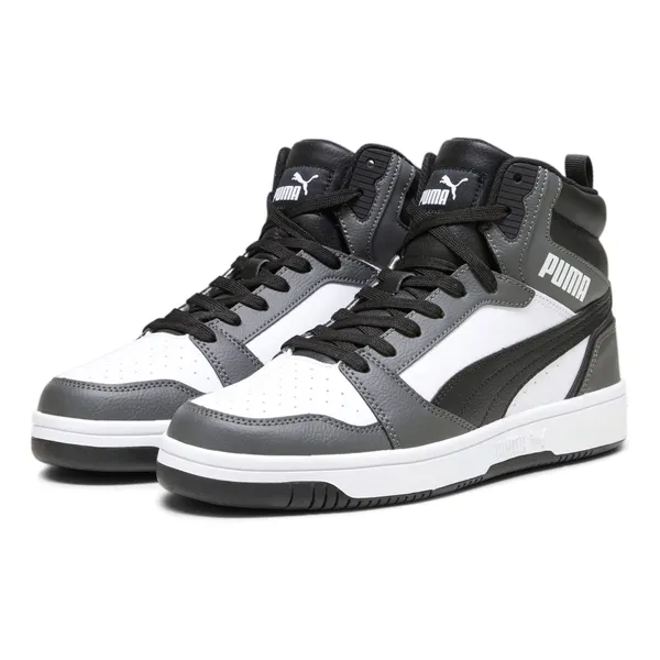 Puma Rebound v6 Senior Grijs/Wit/Zwart, vergelijk prijzen bij 1 winkel