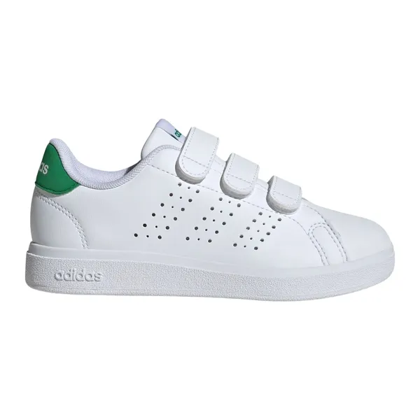 adidas Advantage Base 2.0 CF Wit/Groen Kids, vergelijk prijzen bij 2 winkels