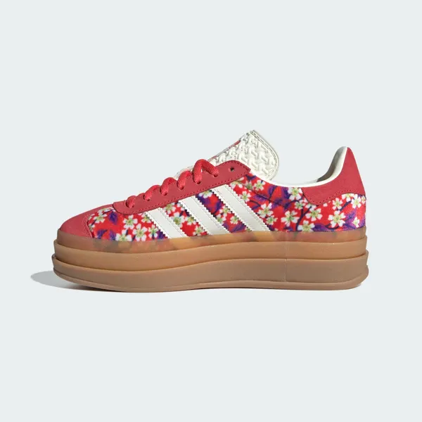 adidas Gazelle Bold GS Liberty London Red Off White Semi Lucid Red, vergelijk prijzen bij 1 winkel