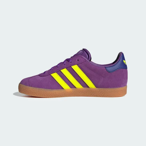 adidas Gazelle GS Active Purple Solar Yellow, vergelijk prijzen bij 2 winkels