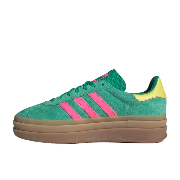 adidas Gazelle Bold Court Green Lucid Pink, vergelijk prijzen bij 2 winkels