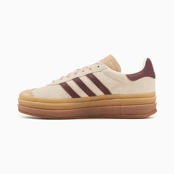adidas Gazelle Bold Cream Wit Maroon, vergelijk prijzen bij 2 winkels