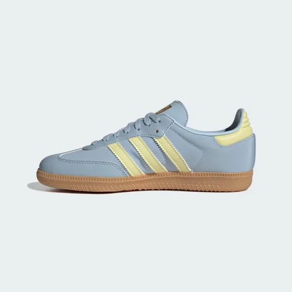 adidas Samba OG GS Blue Powder Yellow, vergelijk prijzen bij 2 winkels