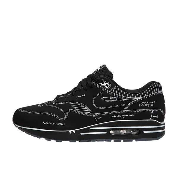 Nike Air Max 1 Tinker Sketch to Shelf Black White, vergelijk prijzen bij 1 winkel