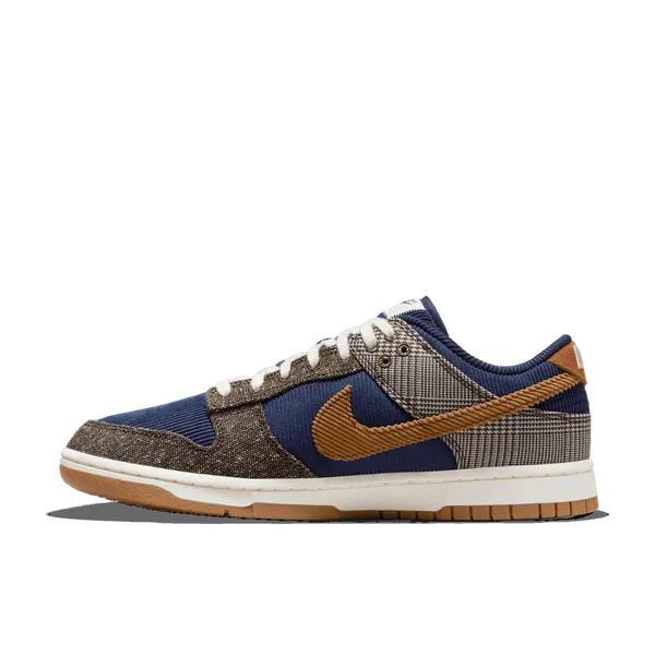 Nike Dunk Low Tweed Midnight Navy Corduroy, vergelijk prijzen bij 1 winkel