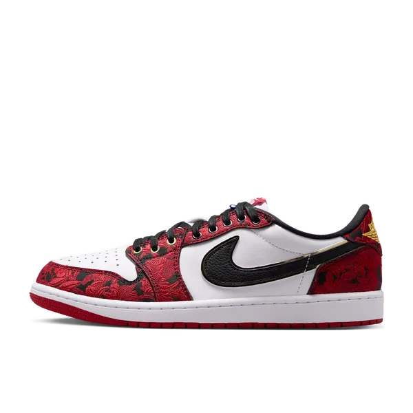 Jordan 1 Retro Low OG Last Dance At The Garden Black Red White, vergelijk prijzen bij 2 winkels