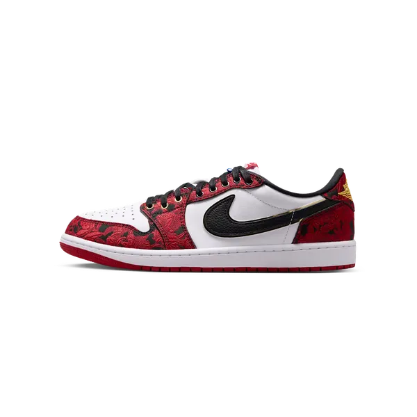 Jordan 1 Retro Low OG Last Dance At The Garden Black Red White, foto 2 van 2