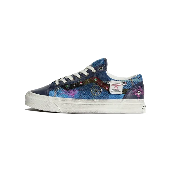 Vans Old Skool 36 Harris Tweed Blue Multi Blue Multicolor, vergelijk prijzen bij 1 winkel