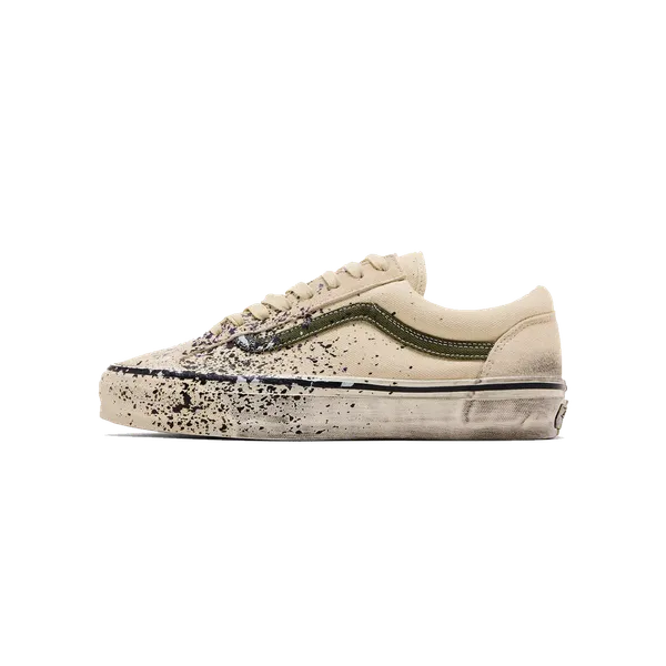 Vans Premium Old Skool 36 Paint Splatter Turtledove Beige White Multicolor, vergelijk prijzen bij 2 winkels
