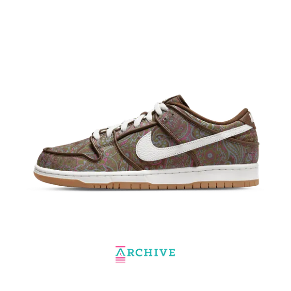 Nike SB Dunk Low Pro Praisley Brown (Archive), vergelijk prijzen bij 2 winkels