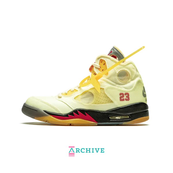 Off-white x Air Jordan 5 SP Sail (Archive), vergelijk prijzen bij 1 winkel