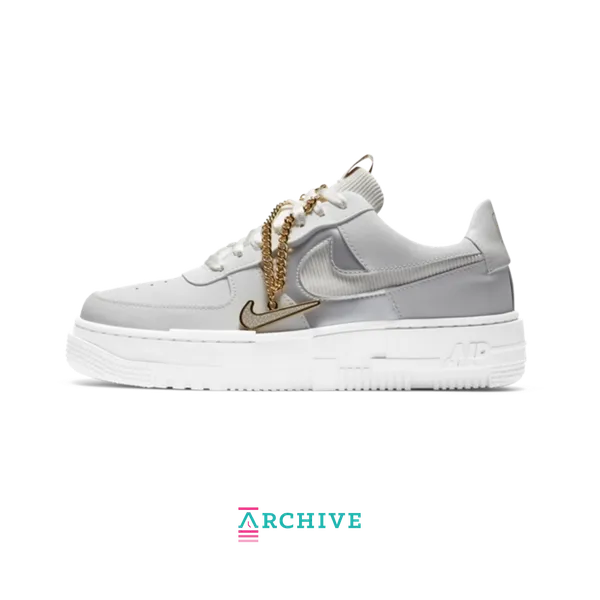Nike Air Force 1 Pixel White Gold Chain (Archive), vergelijk prijzen bij 1 winkel