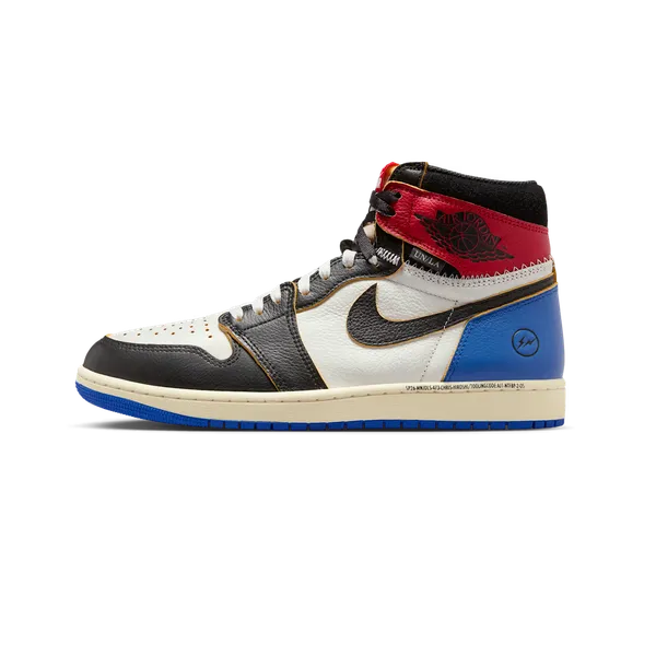 Air Jordan 1 Retro High OG SP Fragment x Union LA Varsity Red Sport Royal, foto 2 van 2