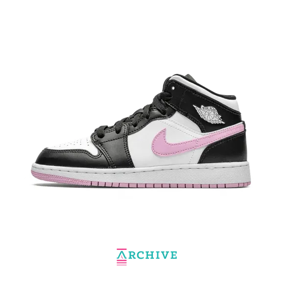 Air Jordan 1 Mid White Black Light Arctic Pink (GS) (Archive), vergelijk prijzen bij 2 winkels