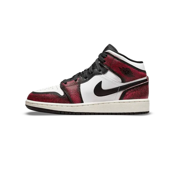 Jordan 1 Mid Wear-Away Chicago (GS), vergelijk prijzen bij 1 winkel