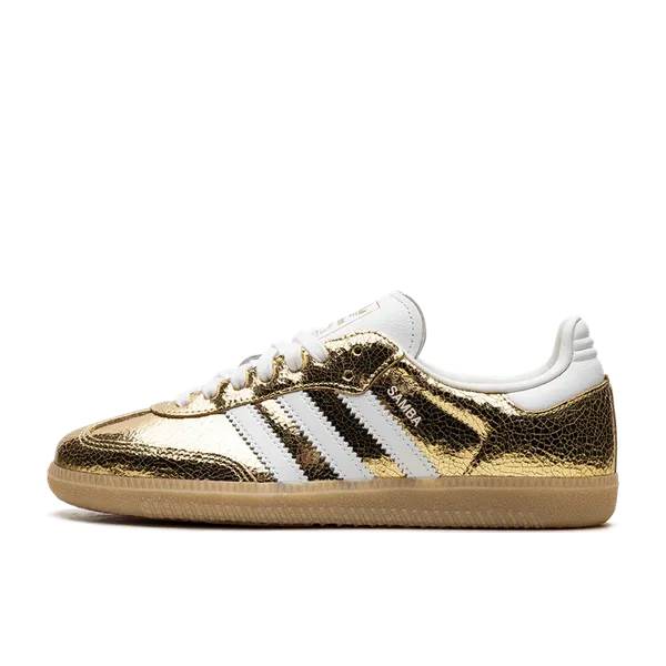 adidas Samba OG Gold Metallic Cracked Leather, vergelijk prijzen bij 2 winkels