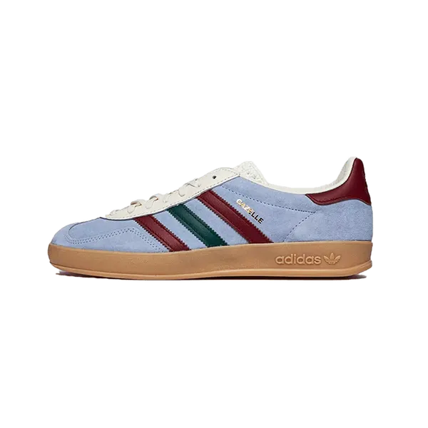 adidas Gazelle Indoor Blue Dawn Collegiate Burgundy, foto 2 van 2