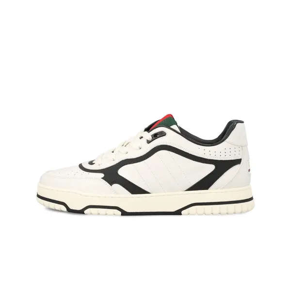 Gucci Leather Re-Web Trainer Wit, vergelijk prijzen bij 1 winkel