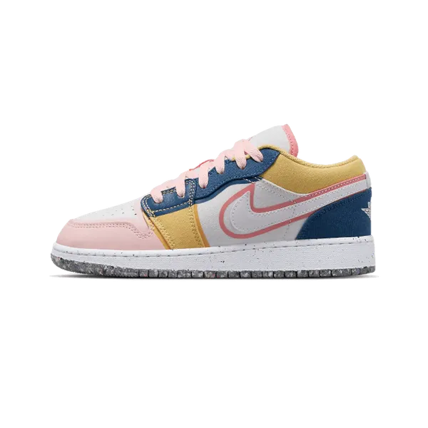Jordan 1 Low Multi Canvas (GS), vergelijk prijzen bij 1 winkel