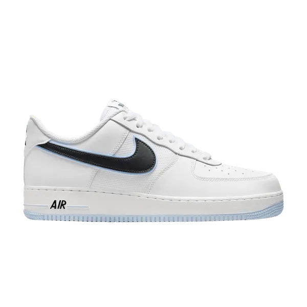 Nike Air Force 1 Low '07 White Black Hydrogen Blue, foto 2 van 4