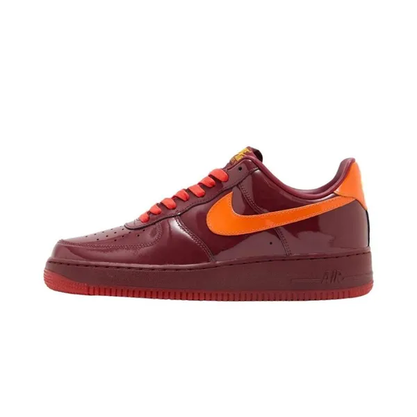 Nike Air Force 1 Low Patent Leather Dark Team Red Safety Orange, vergelijk prijzen bij 1 winkel
