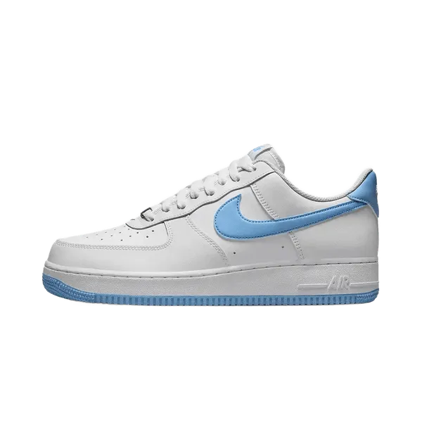 Nike Air Force 1 Low '07 White Aquarius Blue, foto 2 van 2